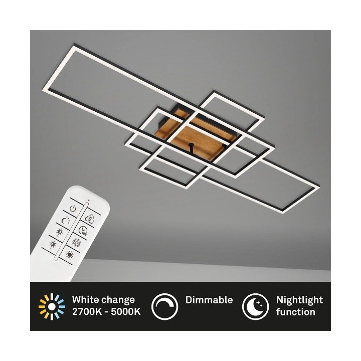 Briloner-Brilo Φωτιστικό led "Frame" 47w 6600lm CCT…