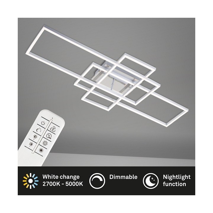 Briloner-Brilo Φωτιστικό led "Frame" 47w 6600lm CCT…