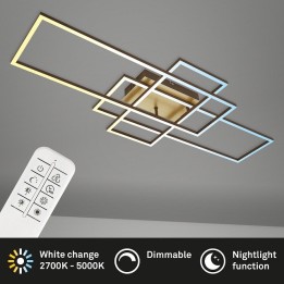 Briloner-Brilo Φωτιστικό led "Frame" 47w 6600lm CCT…