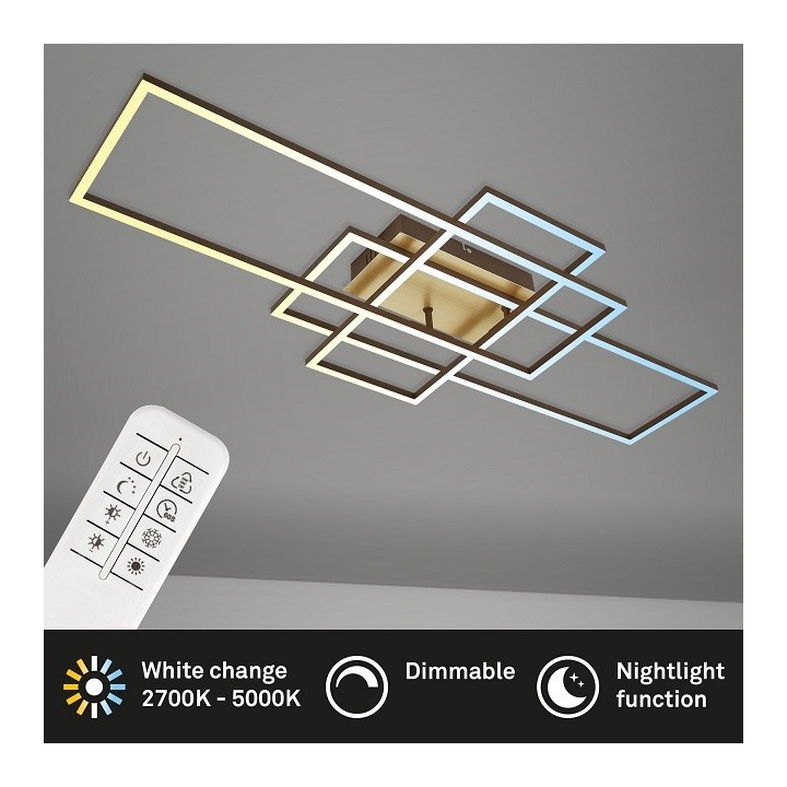 Briloner-Brilo Φωτιστικό led "Frame" 47w 6600lm CCT…