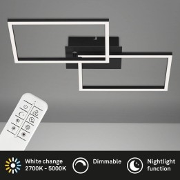 Briloner-Brilo Φωτιστικό led "Frame" 30w 3300lm CCT μαύρο