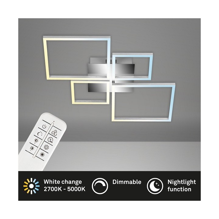 Briloner-Brilo Φωτιστικό led "Frame" 38w 4000lm CCT…