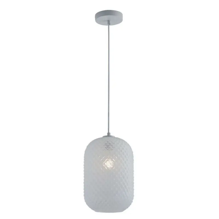 Luce Ambiente Κρεμαστό μονόφωτο ASHFORD-S20 Λευκό