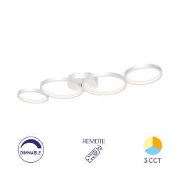 Braytron Οροφής led "Nela" 60w 6050lm CCT με Control