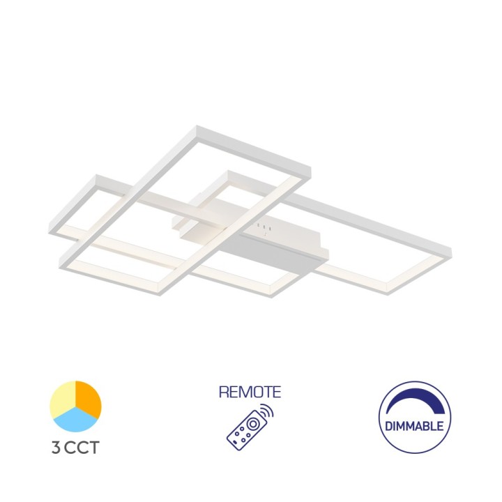 Braytron Οροφής led "Nela" 65w 7150lm CCT με Control